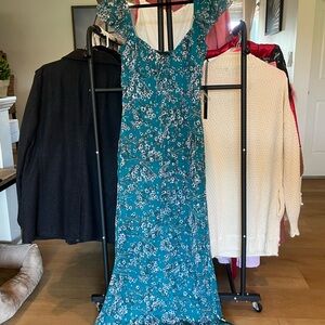 House of Harlow Floral turquoise Dress